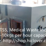 Model: TS5, Medical Waste Incinerator 5-10kgs per hour capacity