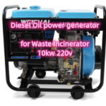 Diesel Oil power generator for Waste Incinerator 10kw 220v