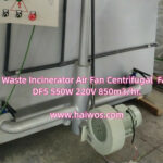Waste Incinerator Air Fan Centrifugal Fan DF5 550W 220V 850m3/hr.