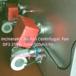 Waste Incinerator Air Fan Centrifugal Fan DF3 250W 220V 505m3/hr.