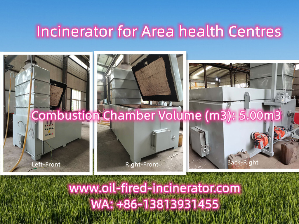 Incinerator for Area health Centres